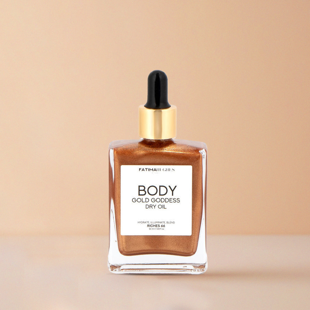 GOLD GODDESS SHIMMER DRY Body Oil-A Vacation Must