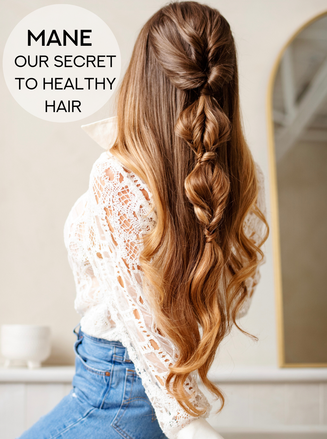 MANE Natural Restorative Hair Treatment Oil- A Vanilla Lime Scent.